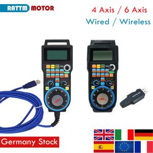 CNC Mach3 무선 MPG 행잉 핸드휠, 밀링 머신 4/6 축 Mach3 컨트롤러용, XHC LHB04B/WHB04B