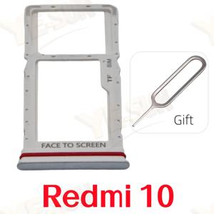 Xiaomi Redmi 10 Sim 트레이 카드 슬롯 SIM 카드 리더 어댑터 수리 부품 용 Sim 카드 트레이