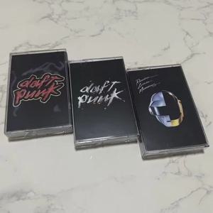DJ Daft Punk Thomas Bangalter 음악 테이프 숙제 앨범 디스커버리 3pcs 카세트 코스프레 워크맨 레코더 자동차 사운드 트랙 박스