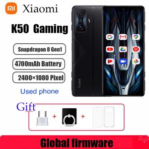 글로벌 펌웨어 Xiaomi Redmi K50 게임용 5G 스마트폰 Qualcomm Snapdragon 8 Gen1 64MP 측면 지문 6.67
