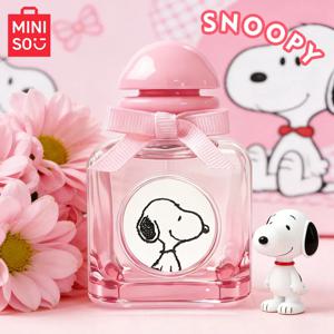 MINISO & SNOOPY 여성 향수 오리지널 럭셔리 프루티 플로랄 향수 여성용 스프레이 50ML 소녀 생일 선물 어린이 선물