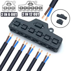 3/6 분배 포트 허브 철도 기차 모델 포트 공유 박스 SMD LED 모델 미니어처 조명 시스템 DC 램프용
