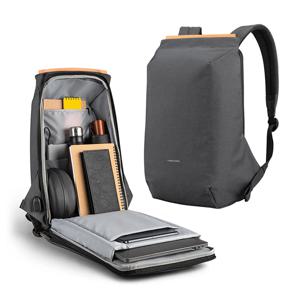 Kingsons 15.6 ''새로운 방수 배낭 USB 충전 학교 가방 노트북 여행을위한 도난 방지 남성과 여성 배낭 Mochila
