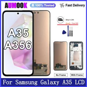 새로운 6.6인치 디스플레이 삼성 갤럭시 A35 5G LCD 디스플레이 터치스크린 디지타이저 어셈블리 삼성 A35 5G LCD 디스플레이 교체용