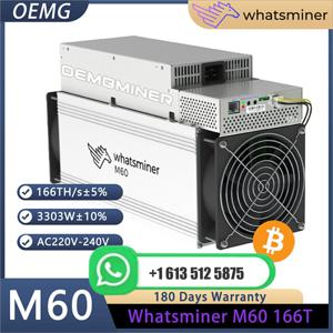 JY 최고의 할인 혜택 2개 구매 시 1개 무료 제공 완전 새 상품 Whatsminer M60S+ 200T 3400W – BTC/BSV/BCH – 입력 전압 220V~240V |   끝없는 채굴