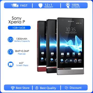 Sony Xperia P LT22 LT22i 리퍼브 오리지널 언락 안드로이드 휴대폰 4.0