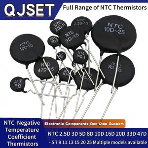 10개 NTC 음의 온도 계수 충전기 서미스터 NTC 2.5D 3D 5D 8D 10D 16D 20D 33D 47D - 5 7 9 11 13 15 20 25 MF72