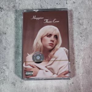 빌리 아일리시 Happier Than Ever 뮤직 카세트 빈티지 새 상품 미개봉 가사책 포함 수집가용