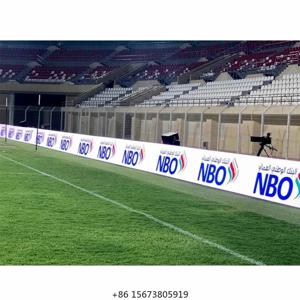 야외용 960x960mm P6 P6.667 P8 P10 접이식 LED 스크린 LED 디스플레이 조절 가능한 디지털 축구 경기장 경계 LED 스크린 디스플레이