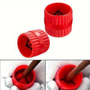 빨간색 내부 외부 튜브 금속 파이프 헤비 듀티 디버링 도구 PVC/PPR/구리/황동/알루미늄 튜브용 튜브 모따기 도구