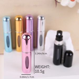 5/10pcs 5ml 향수병 세트 환경 친화적 인 재료 향수 스프레이 병 미니 휴대용 보습 용기