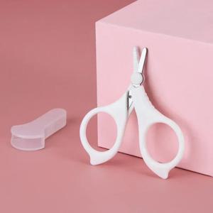 안전 가위 트리머 매니큐어 커터 특수 가위 아기 관리 도구 액세서리 신생아 아기 손톱깎이 편리