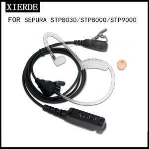 Sepura STP8000 STP9000 STP8080 STP8030 워키 토키 에어 덕트 헤드셋 이어폰 형 이어폰 용 워키 토키 헤드셋
