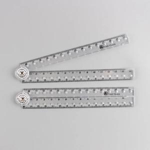 투명 자 아크릴 30cm 접이식 직선 자 드로잉 배선용 창의 도구 학생 어린이 문구 학교 용품