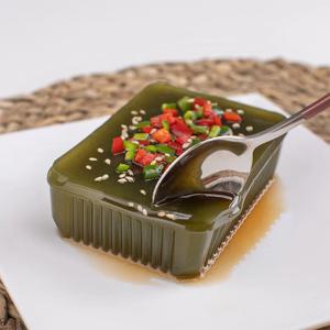 100% 완도산! 탱글탱글 쫀득한 해조묵 2종(미역,톳) 200g X 3개(묵간장/와사비 증정)