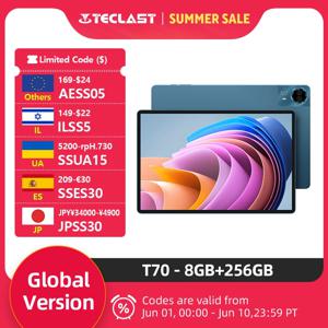 Teclast T70 태블릿 14인치 FHD 디스플레이 안드로이드 14 MTK Helio G99 8GB+256GB 10000mAh 배터리 18W 4G LTE 글로벌 버전