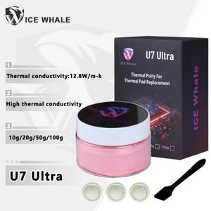 ICE Whale U7 울트라 써멀 퍼티 (VGA GPU IC 프로세서 급속 냉각용 열 패드, 열 차단 퍼티, 고성능)