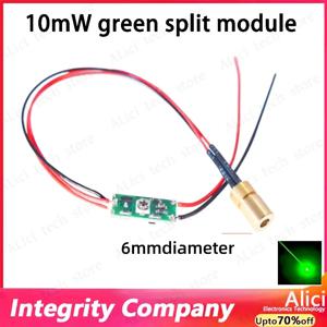 10mW 녹색 모듈 6mm 직경 소량 레이저 헤드 포인트 레이저 다이오드 레이저 빔 산업용 등급