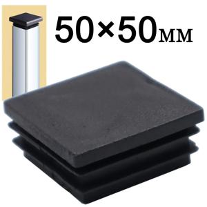 20PCS 가구 다리 캡, 사각형 튜브 용 이중 플러그, 긁힘 방지 및 소음 감소 의자, 50*50MM 포스트 용 손 보호