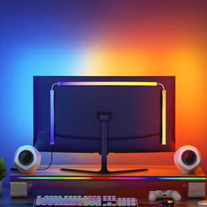 24-34 인치 USB PC LED 스트립 조명 컴퓨터 동기화 라이트 스트립 모니터 RGB 화면 LED 백라이트 게임 룸 분위기 장식