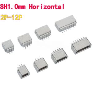 20PCS SH1.0mm 수평/수직 1.0mm 피치 커넥터 2P/3P/4P/5P/6P/7P/8P/10P SMD 소켓