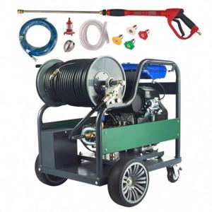 상업용 파워 세차 워터 펌프 파이프 청소기 하수구 제터 150바 2000psi 고압 세척기