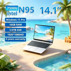 셀레스티얼 2026 14.1인치 노트북 N95 FHD IPS 120Hz 에클라란트 스크린 7500mAh 32GB/2TB SSD 루센트 키패드 피부 인식 잠금 해제