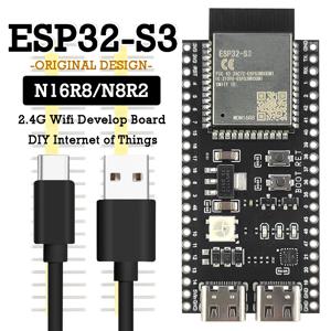 ESP32-S3 개발 보드 2.4G 와이파이 모듈 아두이노용 ESP IDF ESP32-S3WROOM1 N8R2 N16R8 44핀 타입-C 8M PSRAM ESP32 S3