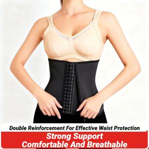 여성용 허리 트레이너 코르셋 배꼽 Cincher Tummy Control Bustier Shapewear 슬리밍 바디 셰이퍼 피트니스 운동 거들 벨트
