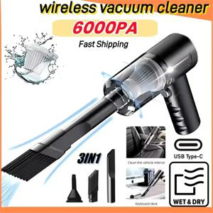 무선 자동차 진공 청소기 9000Pa USB 충전 1200mAh 습식 건식 휴대용 핸드헬드 가정 사무실 청소용 2026 휴대용 청소기