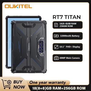 오키텔 RT7 타이탄 4G 러기드 태블릿 10.1인치 FHD+ 디스플레이 32000mAh 배터리 8GB 램 256GB 저장용량 안드로이드 13 32MP+48MP 카메라