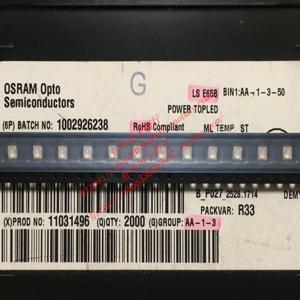 OSRAM LSE65B 패치 3528, 4 피트 공통 수컷 볼록 헤드, 60 도 적색광, 자동차 LED 램프 구슬, 100 개