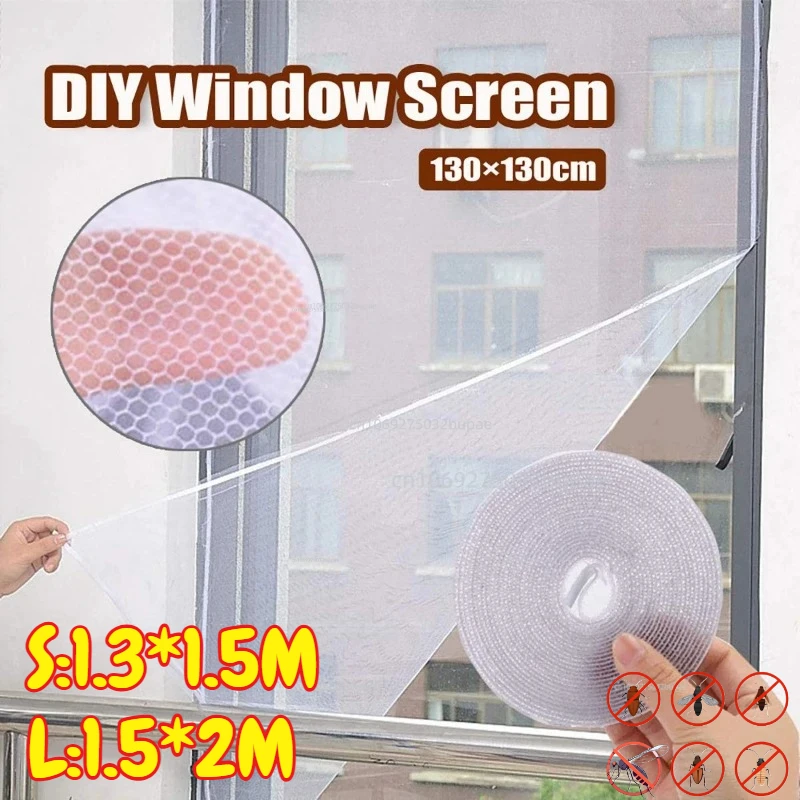 방충망 모기장 실내 방 파리 곤충 모기 스크린 창문 스크린 DIY 커튼망 모기 커튼