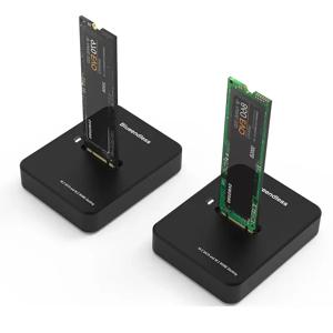 Blueendless 외부 SSD 하드 디스크 M.2 SSD 인클로저 M.2 NVME SSD 도킹 스테이션 용 10G 온라인 읽기 쓰기 속도 SSD 케이스