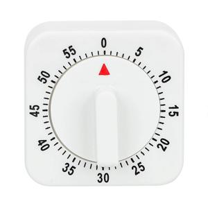 HILIFE 실용 60 분 주방 타이머 요리 도구 흰색 사각형 기계식 타이머 카운트 다운 알람 알림