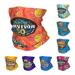 S-Survivors Bandana 넥 커버 프린트 랩 스카프 다용도 사이클링 스카프 남성 여성용 러닝 성인 방풍