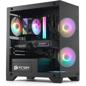 게이밍 PC, 코어 i5-14400F, 16GB(2x8) DDR5 RAM, 1TB M.2 SSD, V90 ARGB 공랭 쿨러, 600W *8, Dost60 Eco 데스크, 기가바이트 H610 마더보드