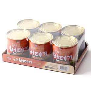 동원 번데기 통조림 280g x 6캔 / 술안주 번데기캔