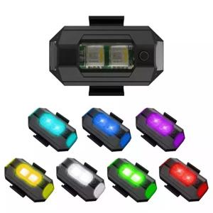 LED 플래시 비상등 경고등, USB 충전식 미니 신호등, 드론 스트로브 라이트, DIY 부품 신호 표시기, 7 가지 색상