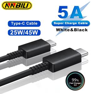 45W 5A PD USB C 고속 충전 케이블 타입 C 초고속 충전기 데이터 케이블 (삼성 S24 S23 S22 S21 울트라 노트20 A55 A54 호환)