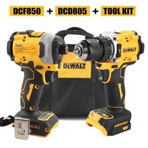 NEW2026DeWalt DCD805DCF850 콤비네이션 키트, 브러시리스 모터, 전기 드릴 및 드라이버, 20V 리튬 무선 디자인, 리노베이션용