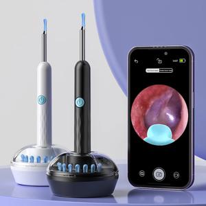비주얼 귀 청소 카메라 WIFI 귀이개 키트 HD1080P 4.2mm 귀 내시경 6LED 비디오 귀지 제거 귀이개 케이스