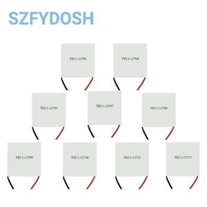 TEC1-12706 12706 TEC1-12715 TEC1-12705 열전 냉각기 펠티에, 반도체 냉각의 신제품, 40x40mm, 12V