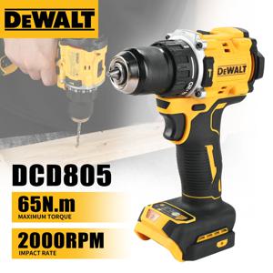 DEWALT 전동 공구 브러시리스 임팩트 드릴, 무선 전동 스크루 드라이버, 다기능 핸드 드릴, DCD805, 20V
