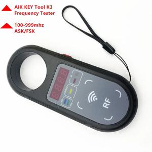 2025 신형 AIK KEY 툴 K3 리모트 키 테스터 100-999MHz ASK FSK 신호 감지기 (자동차 점화 코일 및 도어 핸들용, 디스플레이 포함)