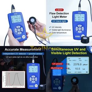 2026년 히트상품* LS331 결함 검출 광도계 365nm UV 방사선 측정기 럭스 테스터 디지털 블랙 라이트 미터
