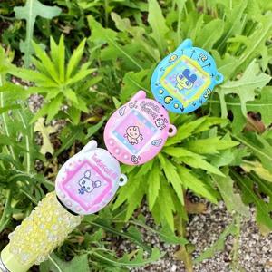 1-6pcs Tamagotchi 비드 액세서리 아크릴 만화 작은 아케이드 기계 비드 DIY 키 체인 쥬얼리 재료 재미있는 장식