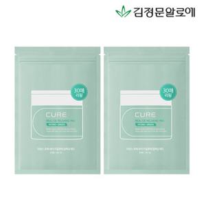 [6/26 예약배송][김정문알로에] 큐어 리알로에 릴렉싱 패드(리필) 30매 2개 (정가 30,000원)