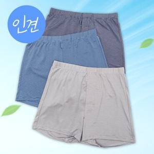 남성 인견 쿨트렁크 여름팬티 3매세트