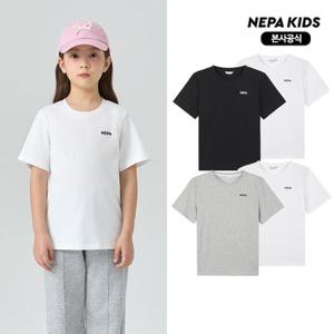 [네파키즈/택가29,000] KMG5351 베이직 2PACK 반팔티셔츠 본사직영